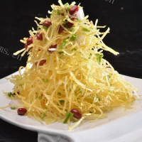 豆瓣酱炒土豆丝