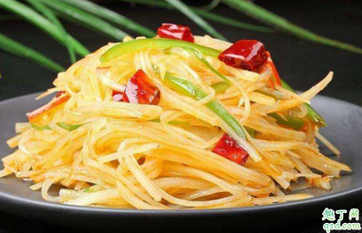 豆瓣酱炒土豆丝