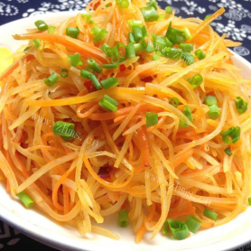 豆瓣酱炒土豆丝