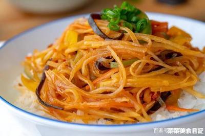 豆瓣酱炒土豆丝