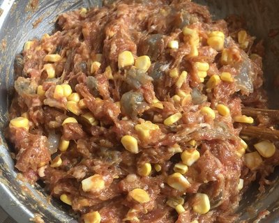 猪肉玉米馅