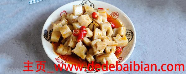 凉拌藕丁怎么做好吃