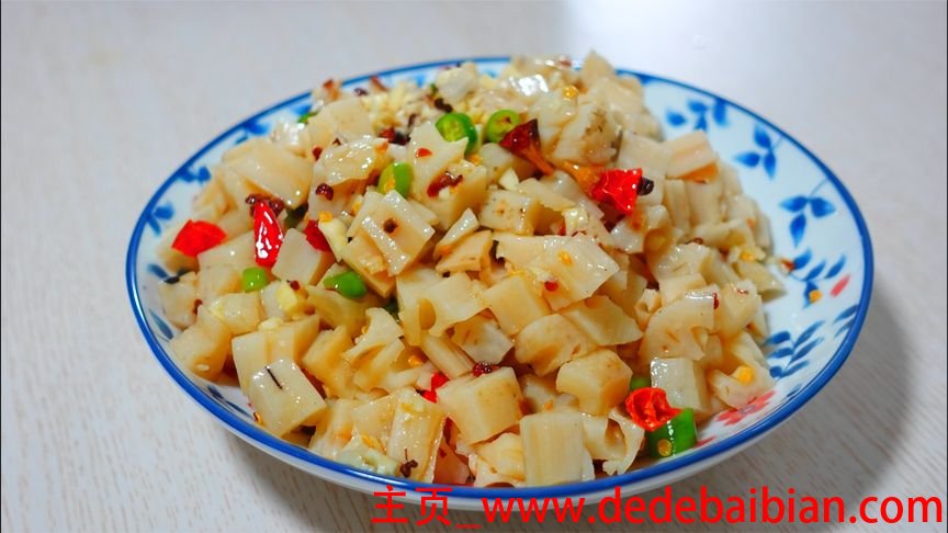 凉拌藕丁怎么做好吃