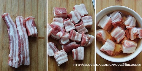 红烧肉怎么切