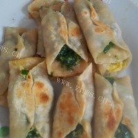 韭菜鸡蛋锅贴的做法