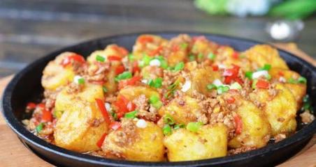 铁板日本豆腐的家常做法