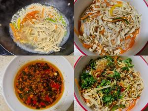 粉丝豆腐皮凉拌的做法