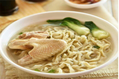 鸡汤手擀面