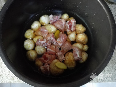 高压锅炖排骨按哪个键