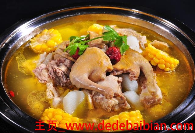 玉米炖鸡汤