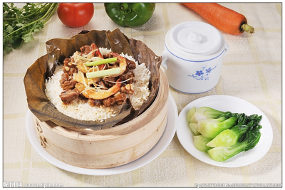 排骨蒸饭图片