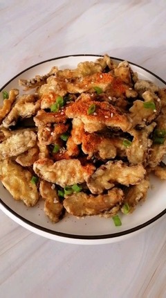 炸香菇的做法