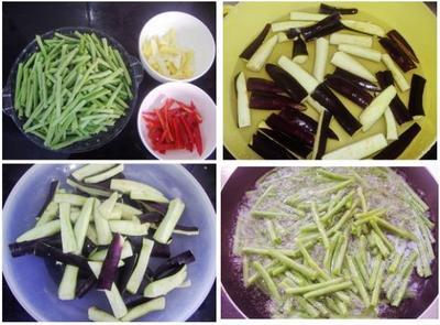 长豆角烧茄子的家常做法