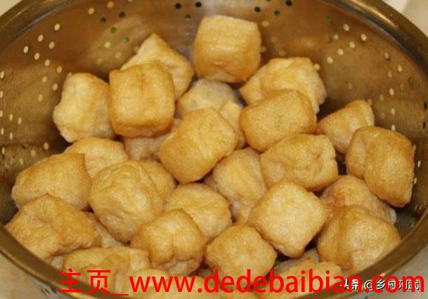 怎么炸豆腐泡