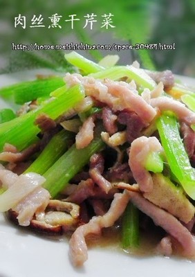 芹菜肉丝怎么做