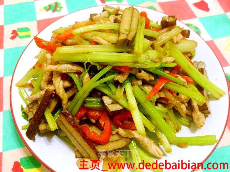 芹菜肉丝怎么做