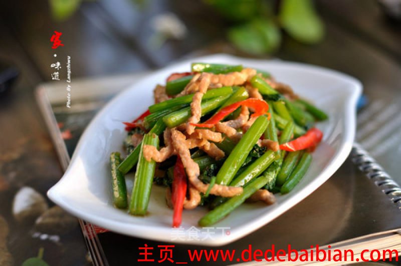 芹菜肉丝怎么做