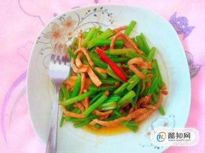 芹菜肉丝怎么做