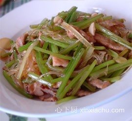 芹菜肉丝怎么做