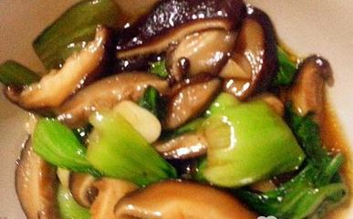 家常香菇油菜的做法