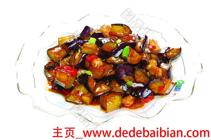 肉段烧茄子图片