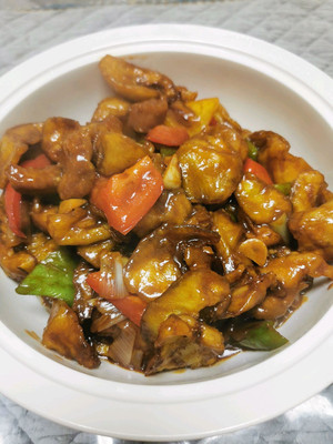 肉段烧茄子图片