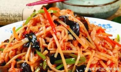 糖醋肉丝的家常做法