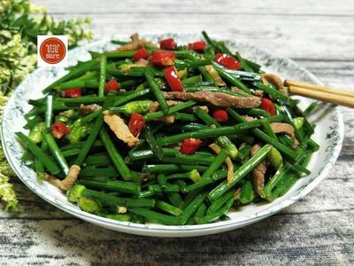 韭菜炒瘦肉的功效作用