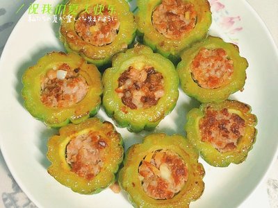 煎酿苦瓜的家常做法
