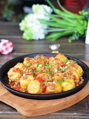 铁板日本豆腐做法