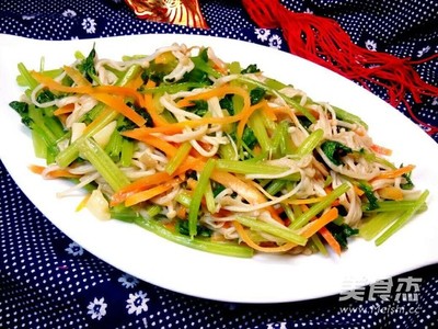 芹菜金针菇