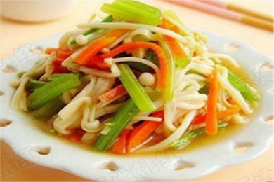芹菜金针菇