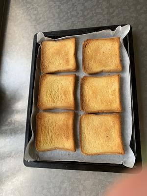 黄油烤面包片的做法