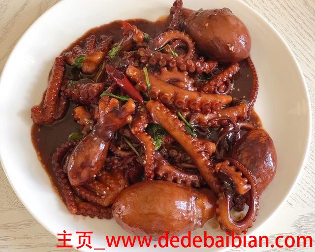 八爪鱼红烧怎么做