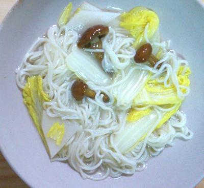 酸笋面的做法