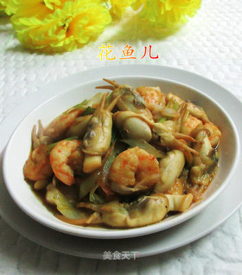 大葱炒虾仁的家常做法