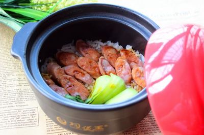 砂锅煲仔饭做法