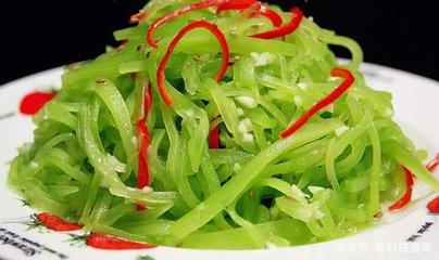 凉拌莴苣丝的做法大全
