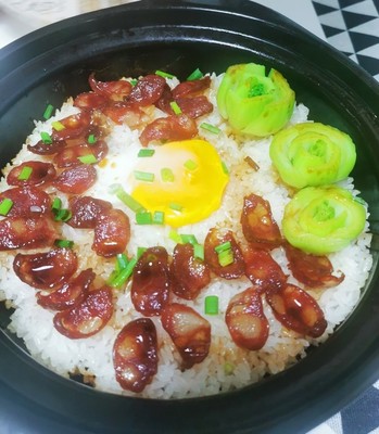 砂锅煲仔饭做法