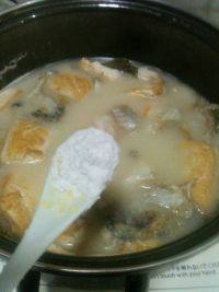 鱼骨豆腐汤的做法