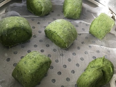 艾草馒头做法