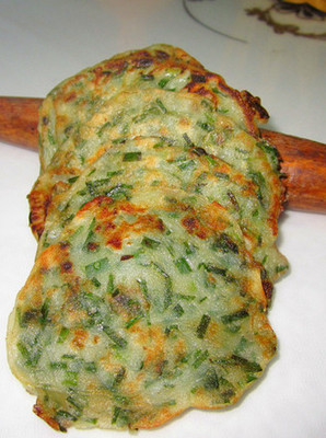 韭菜煎饼的家常做法