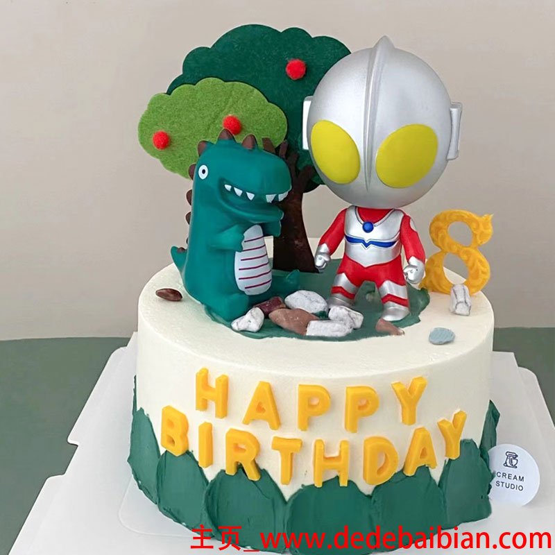 龙生日蛋糕图片