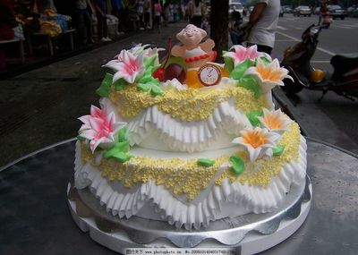 龙生日蛋糕图片