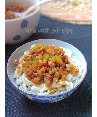杂酱面的杂酱的做法