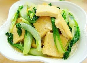 小白菜炒豆腐怎么做好吃