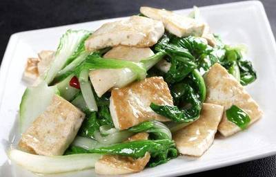 小白菜炒豆腐怎么做好吃