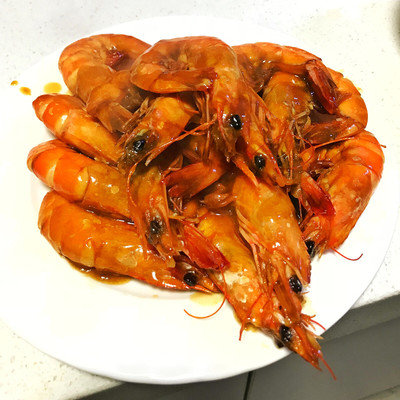 正宗红焖大虾