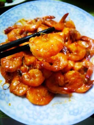 正宗红焖大虾