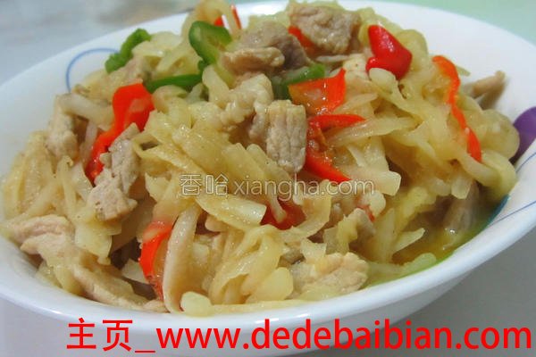 白萝卜炒肉怎么炒好吃